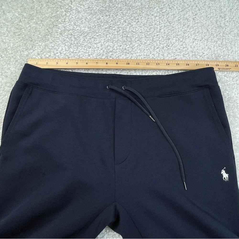 Polo Ralph Lauren Knit Jogger Pants Navy Blue Pull On Embroider Pony XL casual